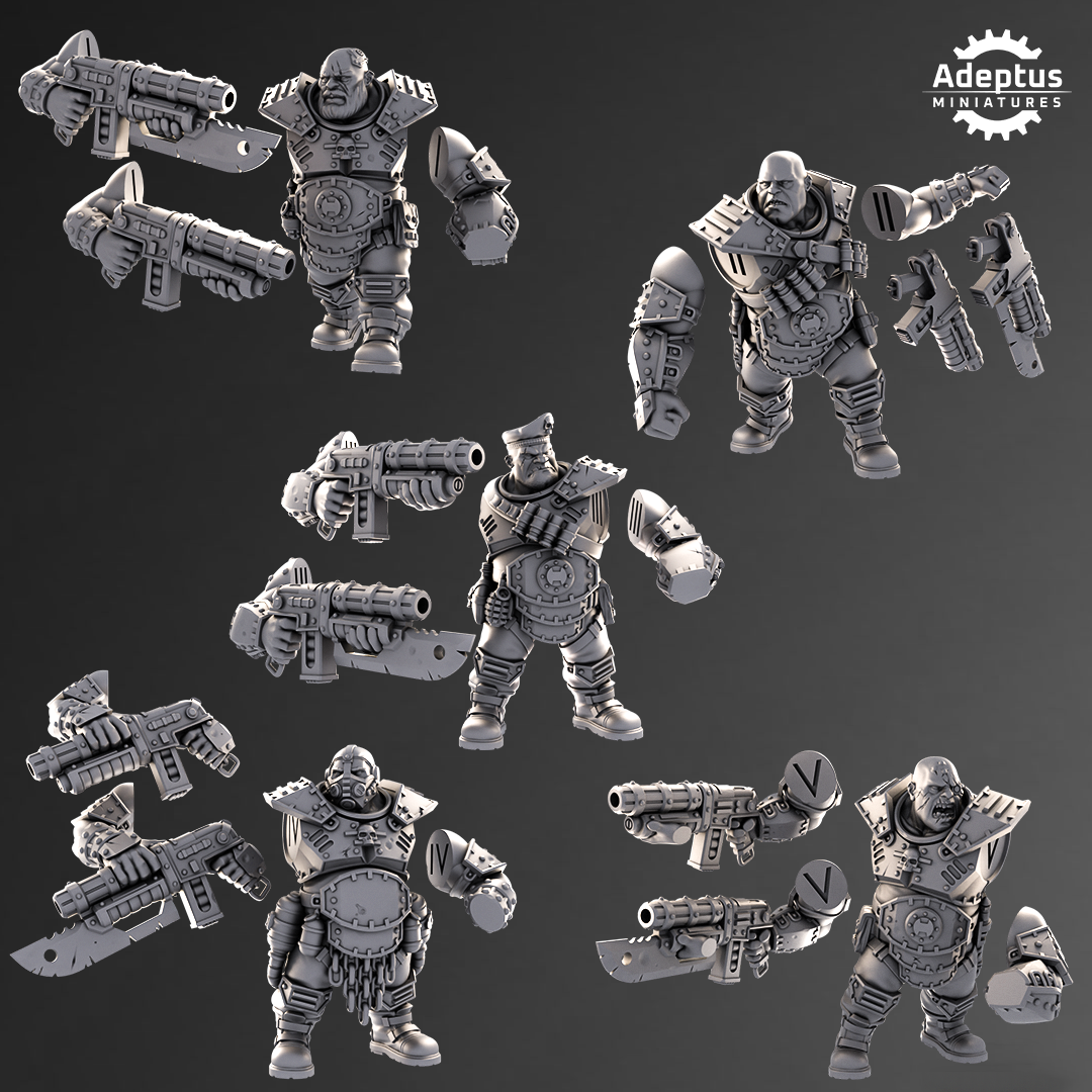 Breach Brutes (5-Unit Kit or Single Model) by Adeptus Miniatures