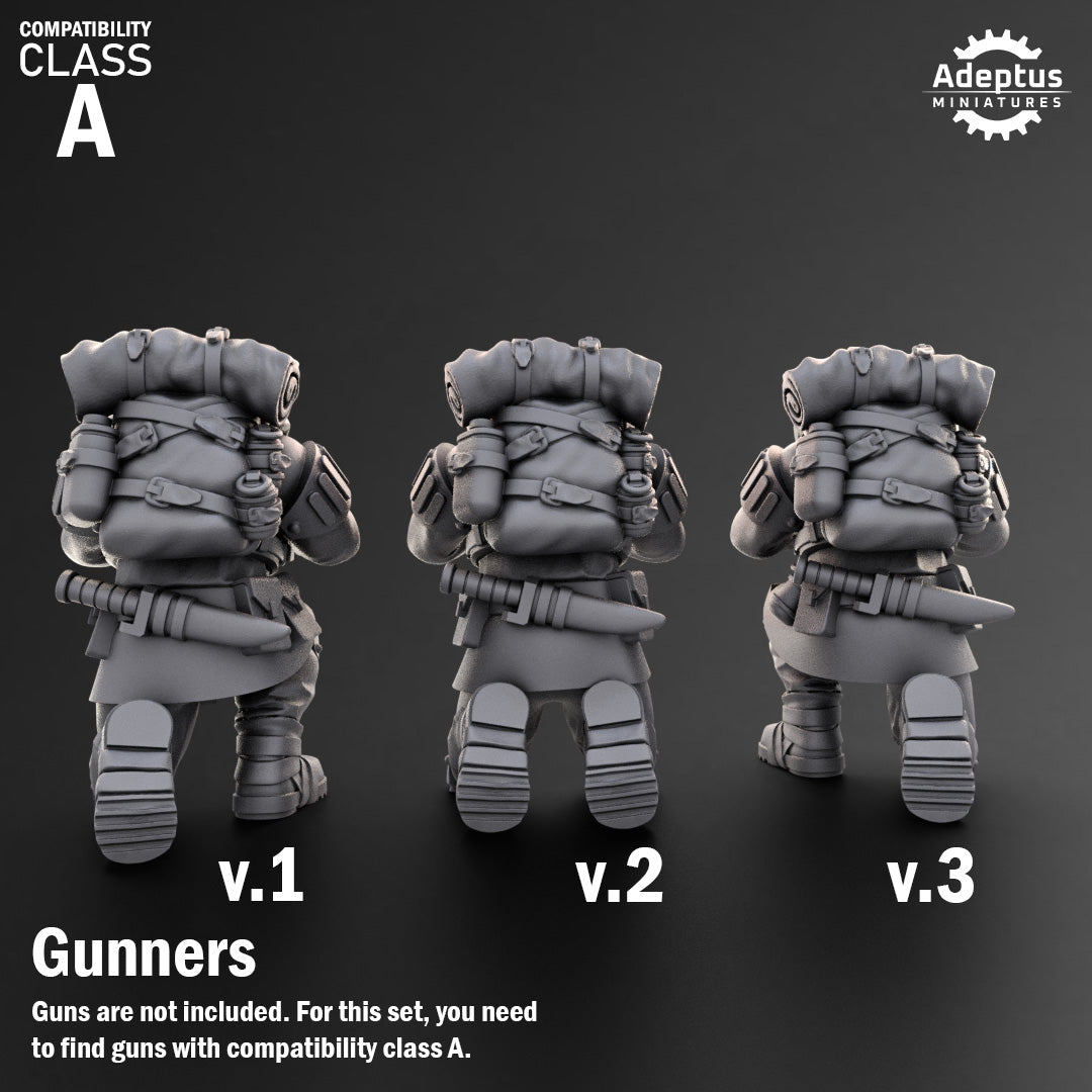 Khaleeth Regiment-Heavy Weapons Team (12-Unit Kit or Single Model) by Adeptus Miniatures