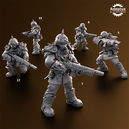 Sporeblight Regiment-Squad (20-Unit Kit or Single Model) by Adeptus Miniatures