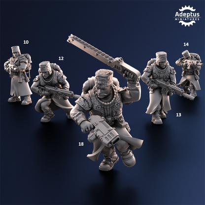 Coldreach Regiment- Squad of the Imperial Force (20-Unit Kit or Single Model) by Adeptus Miniatures