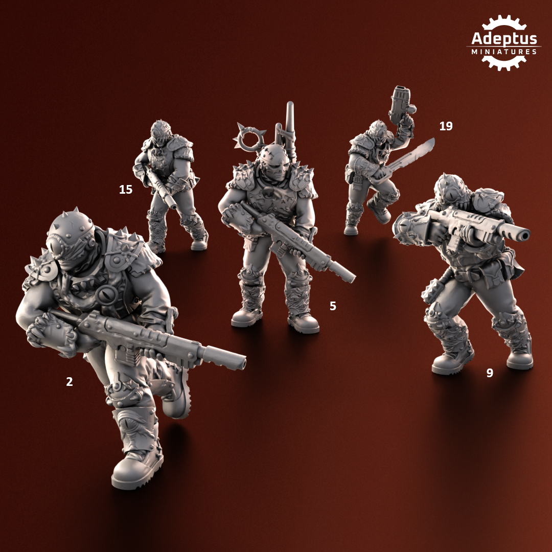 Rotmark Legion-Squad (20-Unit Kit or Single Model) by Adeptus Miniatures