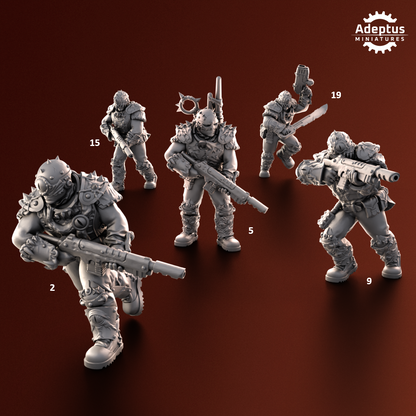 Rotmark Legion-Squad (20-Unit Kit or Single Model) by Adeptus Miniatures