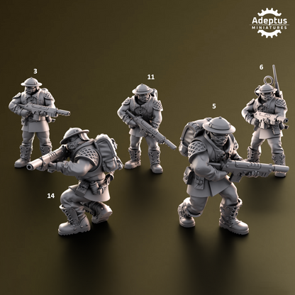 Sunclaw Regiment-Squad of the Imperial Force (20-Unit Kit) by Adeptus Miniatures