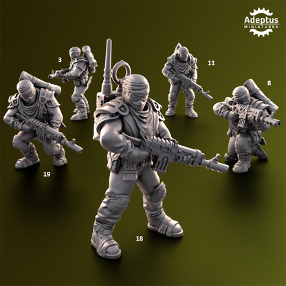 Red Dune Regiment (20-Unit Kit or Single Model) by RedMakers