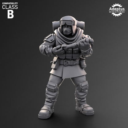 Khaleeth Regiment-Command Squad (4-Unit Kit or Single Model) by Adeptus Miniatures