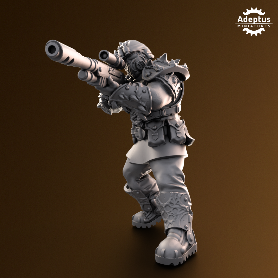 Sporeblight Regiment- Sniper Squad (3-Unit Kit or Single Model) by Adeptus Miniatures