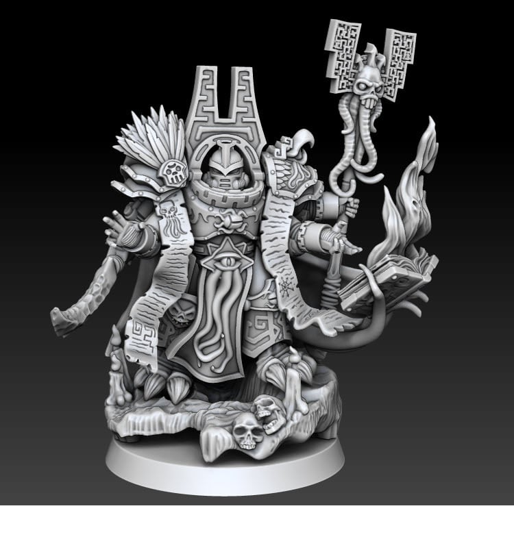 1K Hijos Cult of the Scarab Sorcerer Exterminatus by DMG Minis