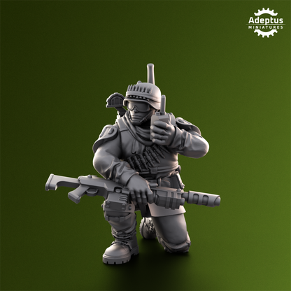 Shellcord Troopers-Command Squad- Imperial Force (4-Unit Kit or Single Model) by Adeptus Miniatures