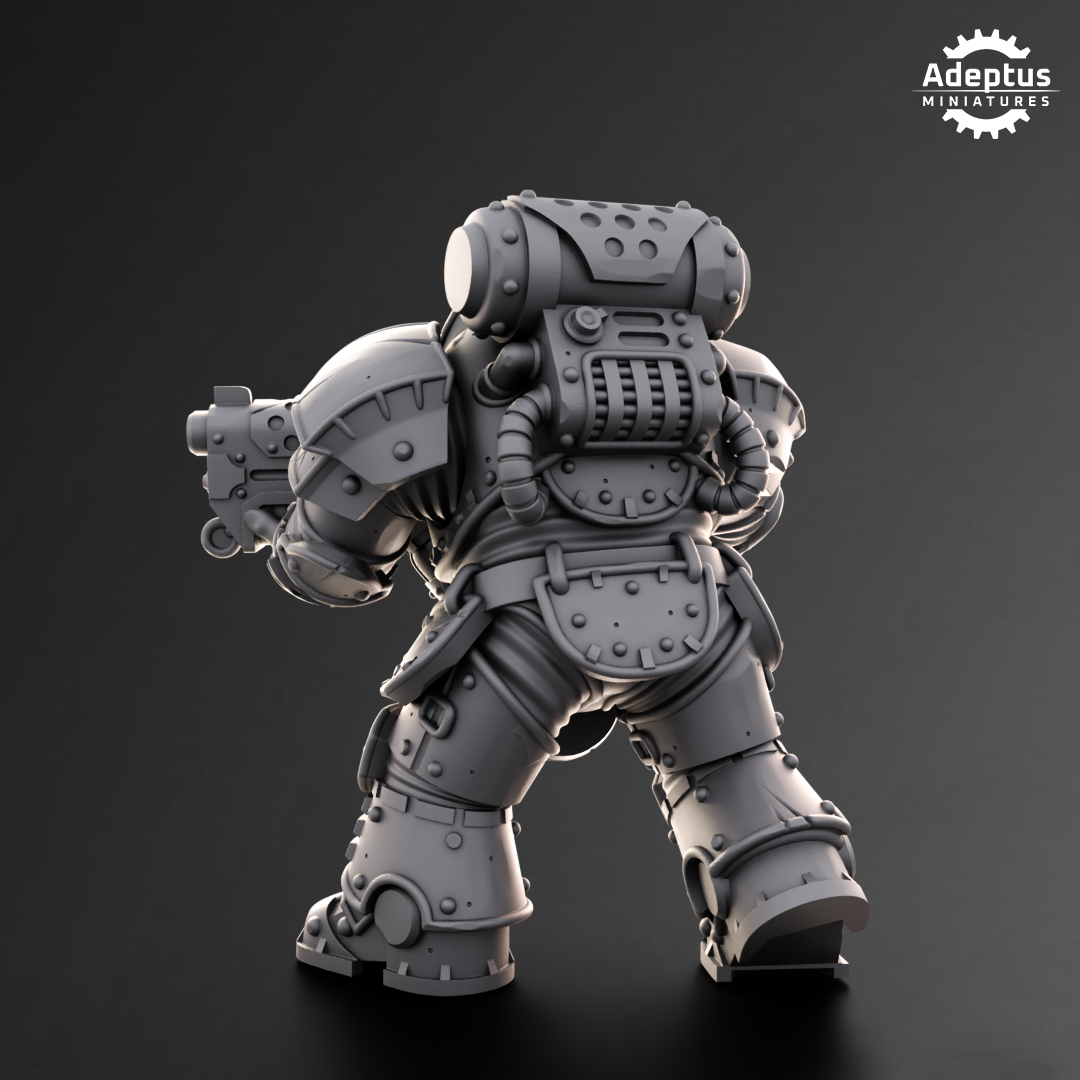 Steelwarden- Dwarves (5-Unit Kit or Single Model) by Adeptus Miniatures