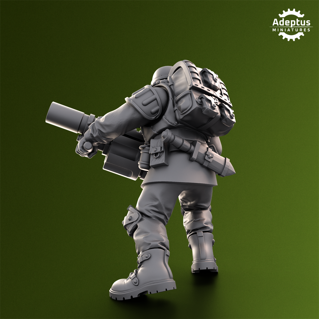 Shellcord Troopers-Special Weapons Squad- Imperial Force (4-Unit Kit or Single Model) by Adeptus Miniatures
