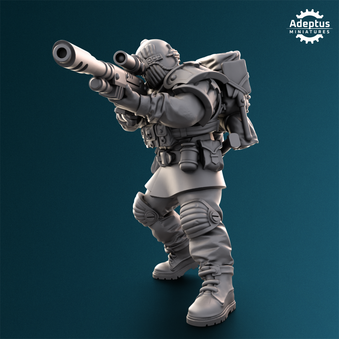 Winterline Forces- Sniper Squad- Imperial Force (3-Unit Kit or Single Model) by Adeptus Miniatures