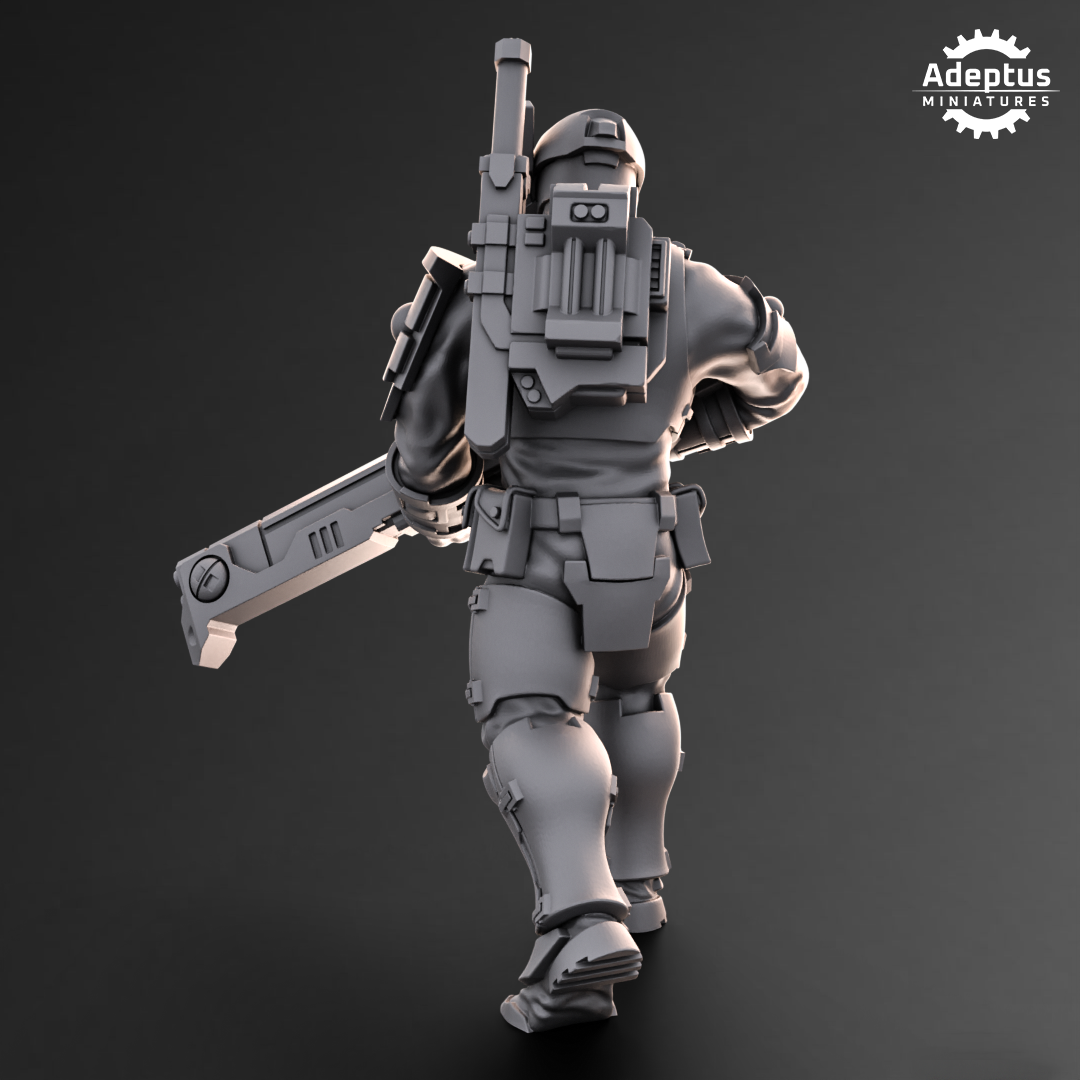 Line Strikers- Kae'ti (5-Unit Kit or Single Model) by Adeptus Miniatures