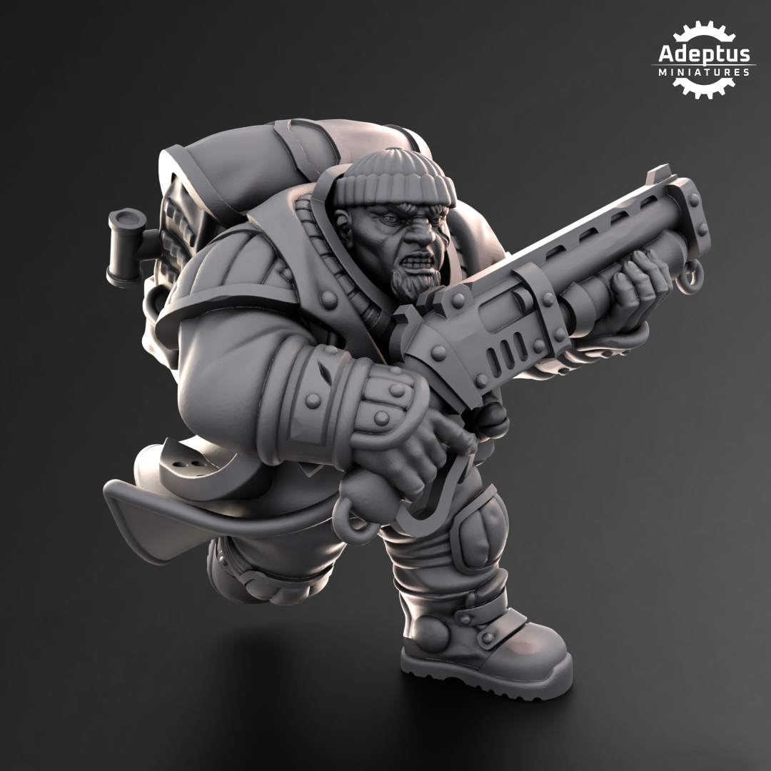 Emberguard- Dwarves (5-Unit Kit or Single Model) by Adeptus Miniatures