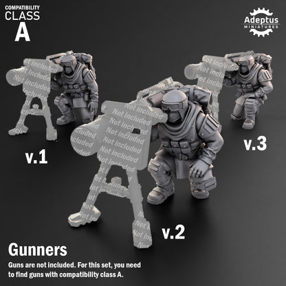 Khaleeth Regiment-Heavy Weapons Team (12-Unit Kit or Single Model) by Adeptus Miniatures