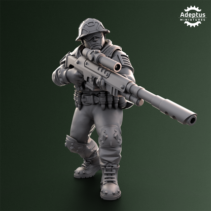 Shadowmarch Battalion-Sniper Squad (3-Unit Kit or Single Model) by Adeptus Miniatures