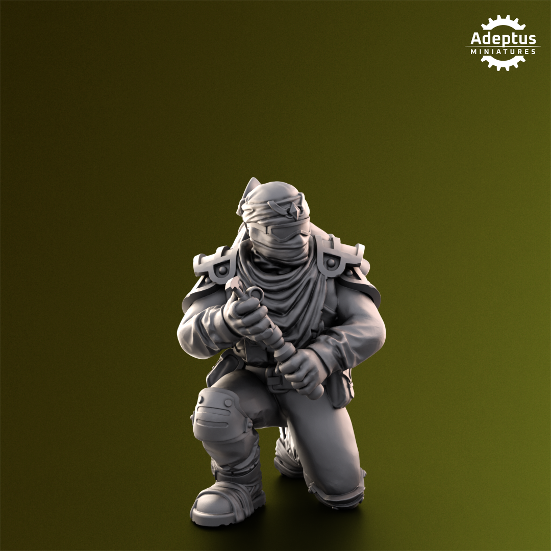 Red Dune- Command Squad- Imperial Force (4-Unit Kit or Single Model) by RedMakers