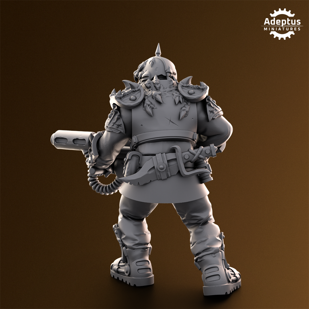 Sporeblight Regiment- Special Weapons Squad (4-Unit Kit or Single Model) by Adeptus Miniatures