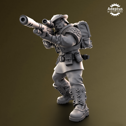 Sunclaw Regiment-Sniper Squad- Imperial Force (3-Unit Kit or Single Model) by Adeptus Miniatures