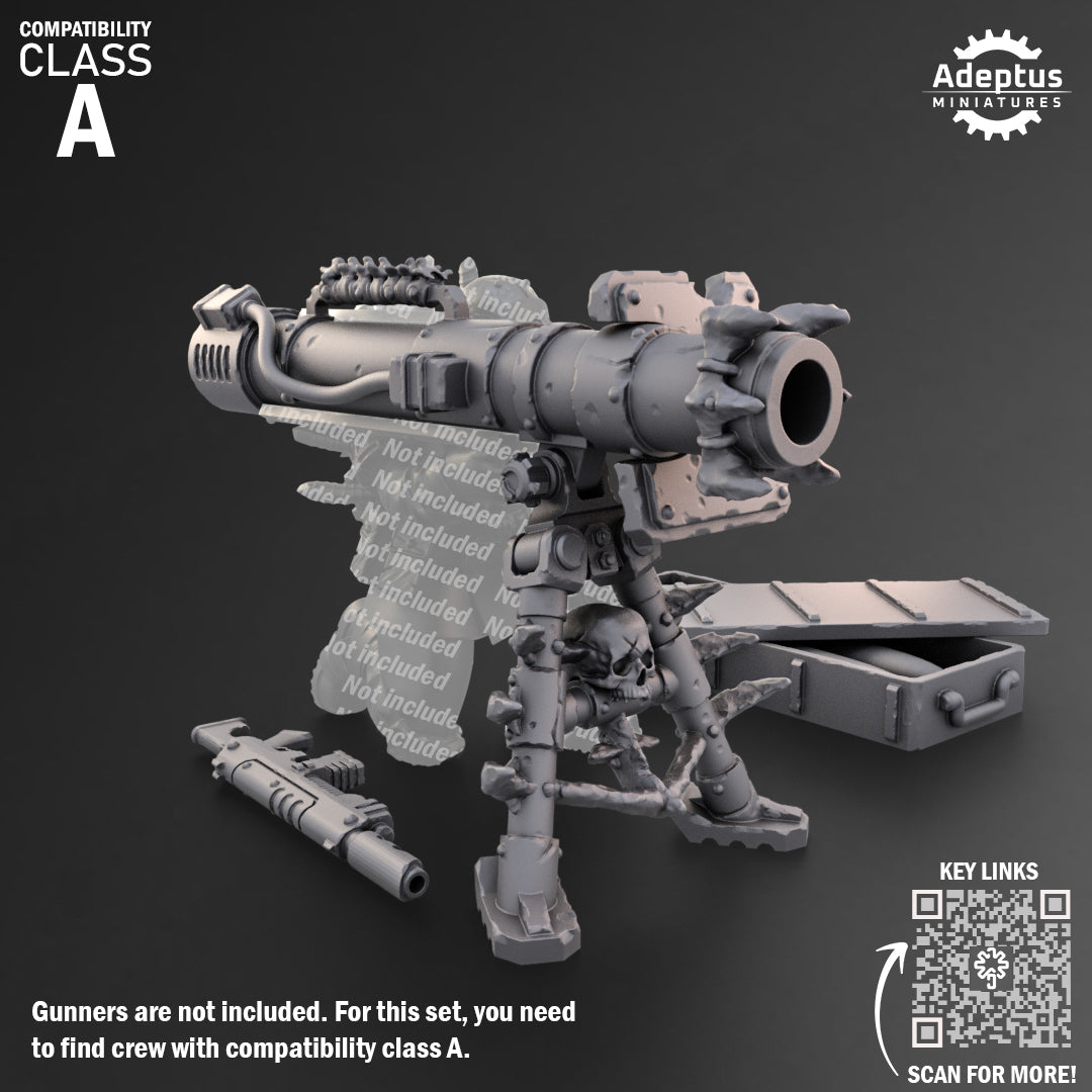 Sporeblight Regiment-Heavy Weapons Team (12-Unit Kit or Single Model) by Adeptus Miniatures