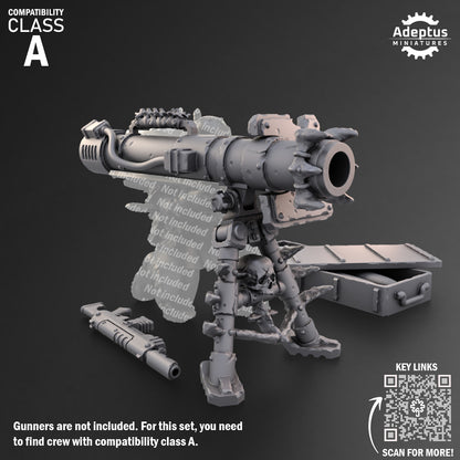 Sporeblight Regiment-Heavy Weapons Team (12-Unit Kit or Single Model) by Adeptus Miniatures