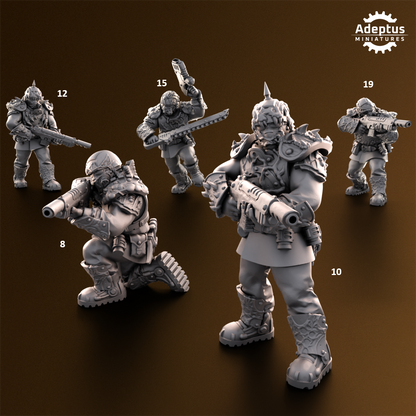 Sporeblight Regiment-Squad (20-Unit Kit or Single Model) by Adeptus Miniatures