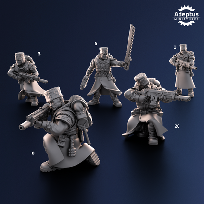 Coldreach Regiment- Squad of the Imperial Force (20-Unit Kit or Single Model) by Adeptus Miniatures