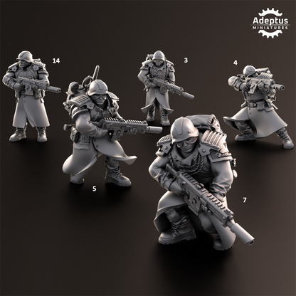 Nightcloak Regiment- Squad of the Imperial Force (20-Unit Kit or Single Model) by Adeptus Miniatures