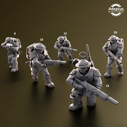 Sunclaw Regiment-Squad of the Imperial Force (20-Unit Kit) by Adeptus Miniatures