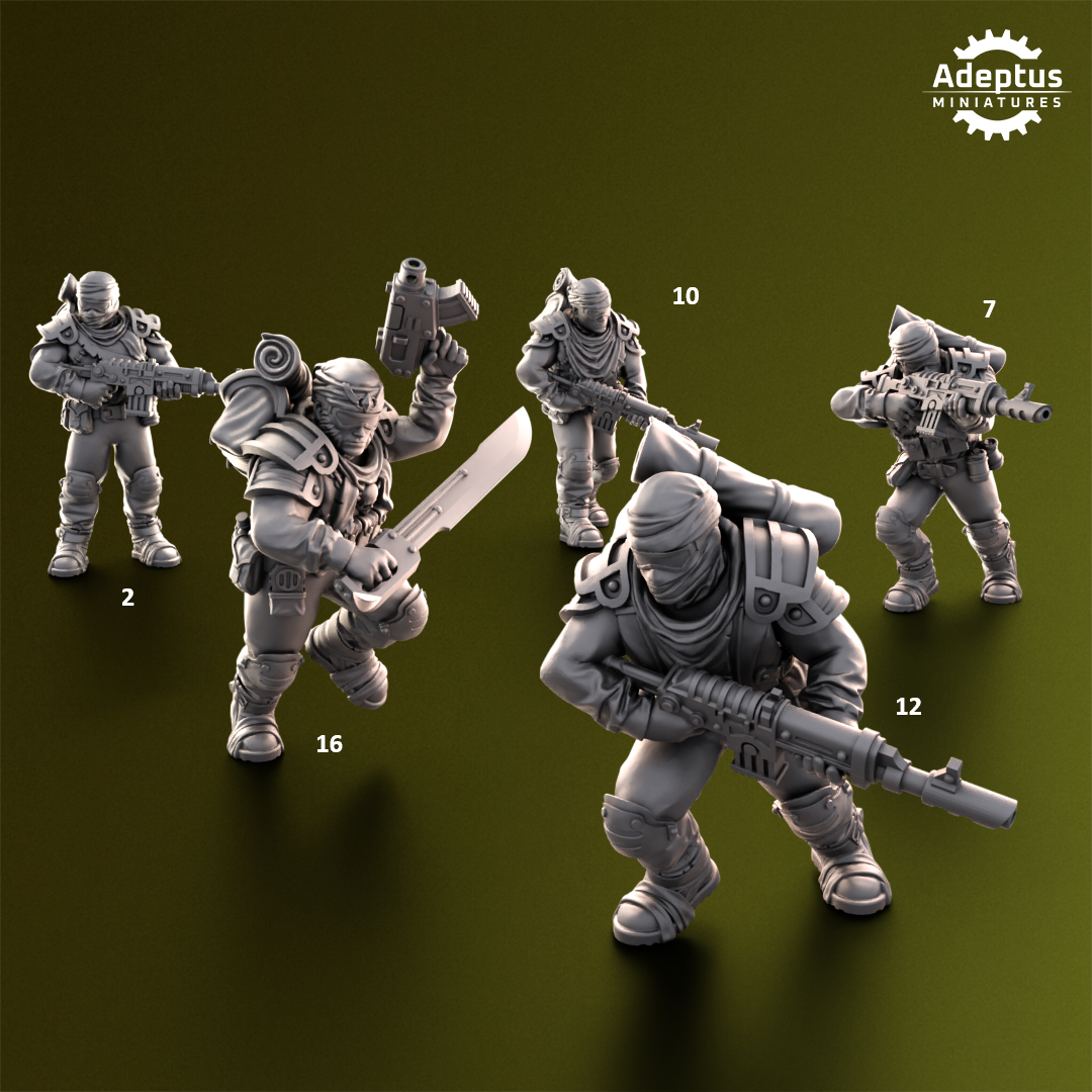 Red Dune Regiment (20-Unit Kit or Single Model) by RedMakers