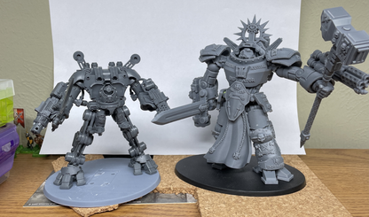 Silver Wardens Dread Walker Demon Slayer Knight by DMG Minis