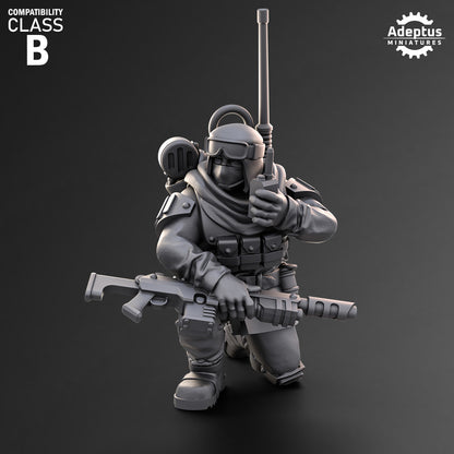 Khaleeth Regiment-Command Squad (4-Unit Kit or Single Model) by Adeptus Miniatures