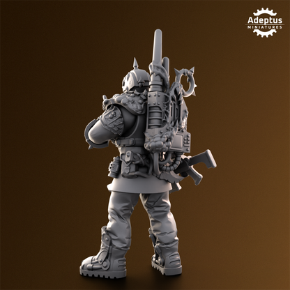 Sporeblight Regiment- Command Squad (4-Unit Kit or Single Model) by Adeptus Miniatures