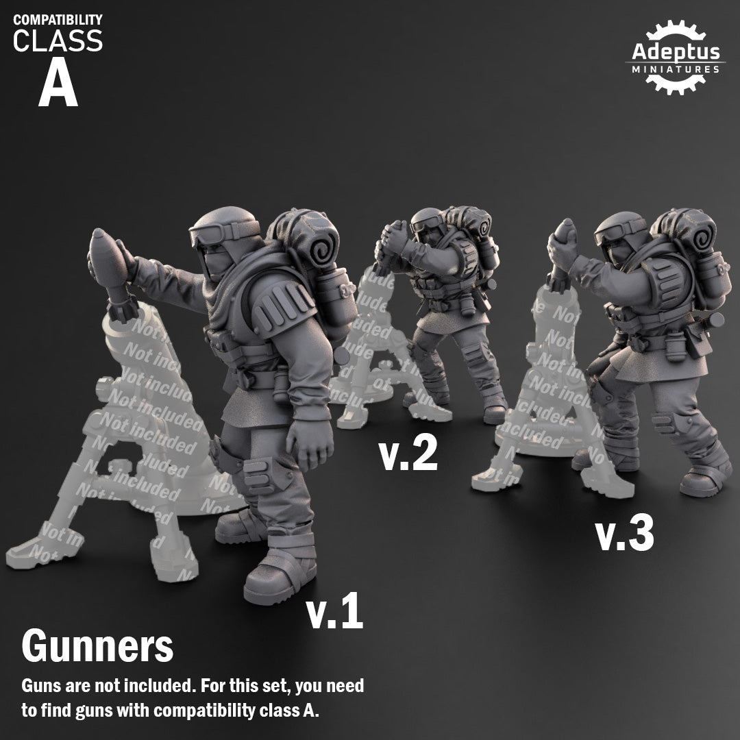 Khaleeth Regiment-Heavy Weapons Team (12-Unit Kit or Single Model) by Adeptus Miniatures