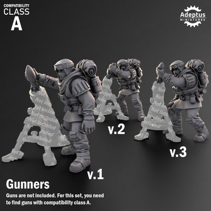 Khaleeth Regiment-Heavy Weapons Team (12-Unit Kit or Single Model) by Adeptus Miniatures