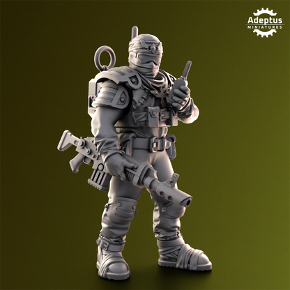 Red Dune- Command Squad- Imperial Force (4-Unit Kit or Single Model) by RedMakers