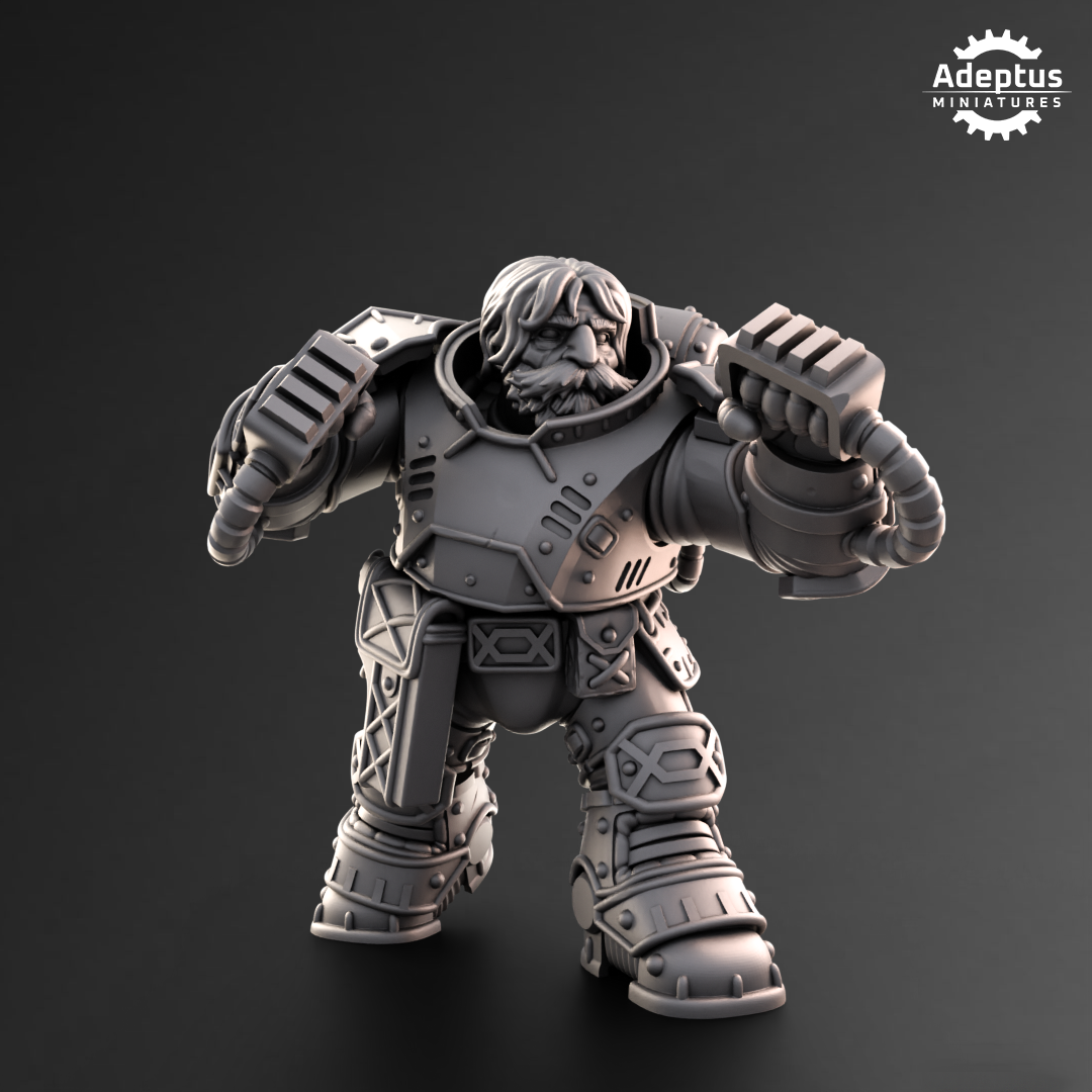 Kill Squad- Heavy Dwarves (11-Unit Kit or Single Model) by Adeptus Miniatures