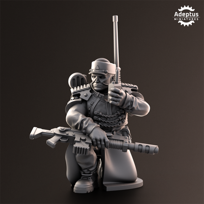 Nightcloak Regiment- Command Squad of the Imperial Force (4-Unit Kit or Single Model) by Adeptus Miniatures