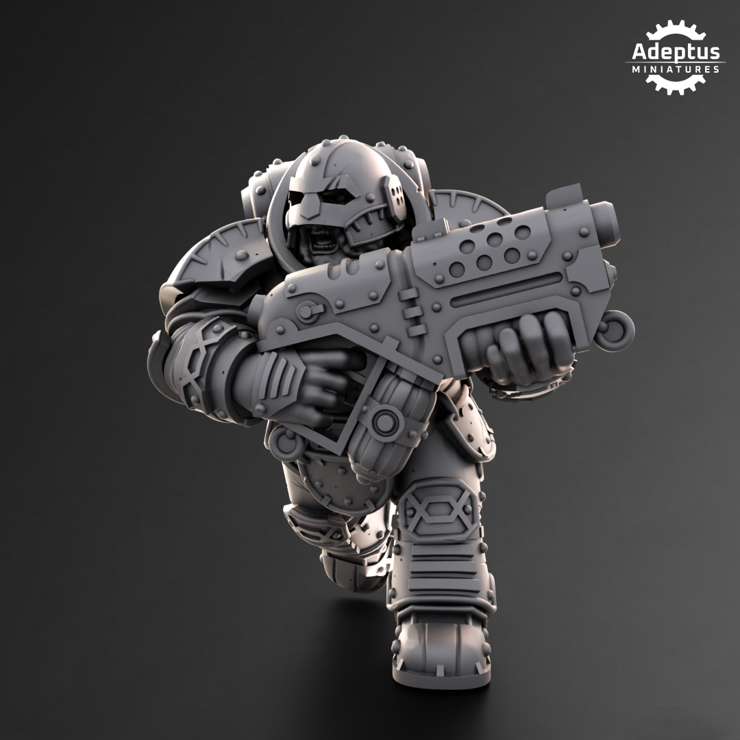 Steelwarden- Dwarves (5-Unit Kit or Single Model) by Adeptus Miniatures