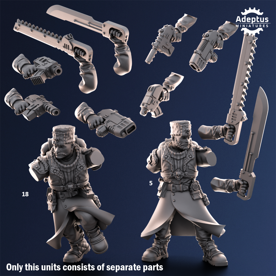 Coldreach Regiment- Squad of the Imperial Force (20-Unit Kit or Single Model) by Adeptus Miniatures