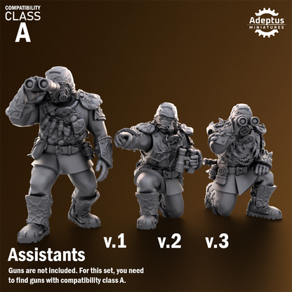 Sporeblight Regiment-Heavy Weapons Team (12-Unit Kit or Single Model) by Adeptus Miniatures