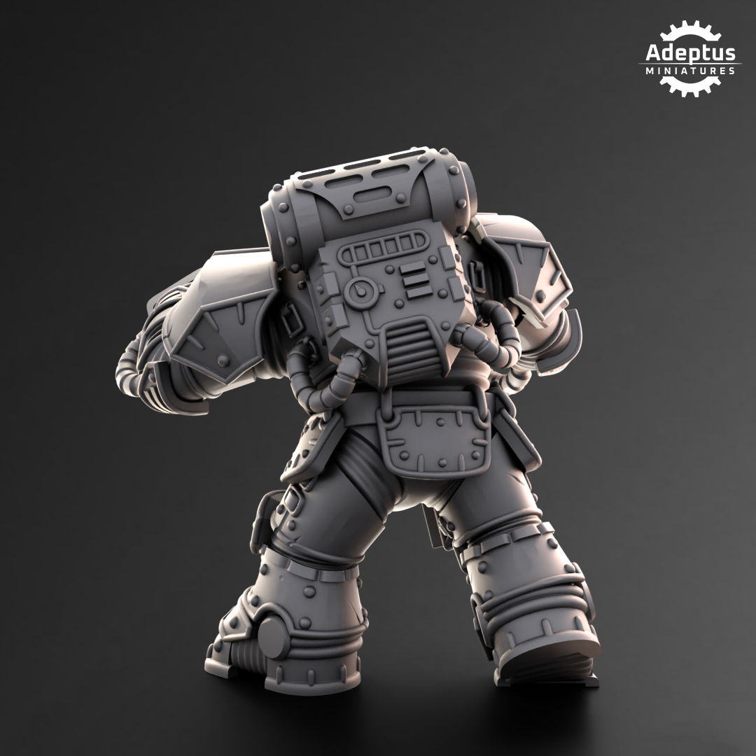 Kill Squad- Heavy Dwarves (11-Unit Kit or Single Model) by Adeptus Miniatures