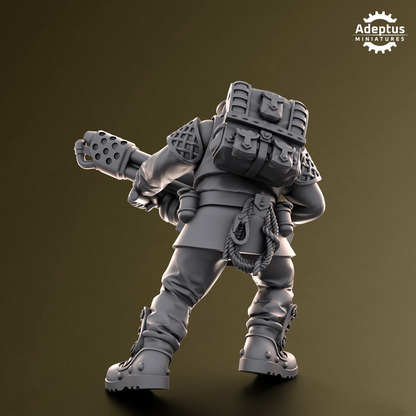 Sunclaw Regiment-Special Weapons Squad (4-Unit Kit or Single Model) by Adeptus Miniatures