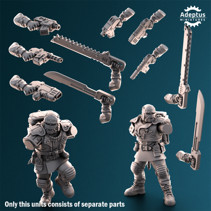 Winterline Force-Squad of the Imperial Force (20-Unit Kit) by Adeptus Miniatures