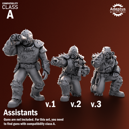 Rotmark Legion-Heavy Weapons Squad- Renegades and Heretics (12-Unit Kit or Single Model) by Adeptus Miniatures