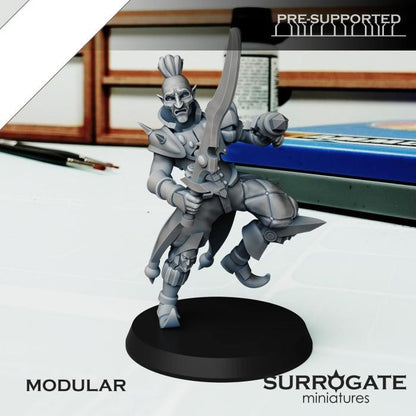 Void Jester Troupe (10-Unit Set) by Surrogate Miniatures