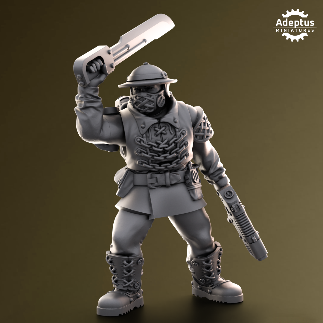 Sunclaw Regiment-Command Squad (4-Unit Kit or Single Model) by Adeptus Miniatures