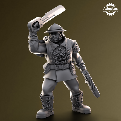 Sunclaw Regiment-Command Squad (4-Unit Kit or Single Model) by Adeptus Miniatures