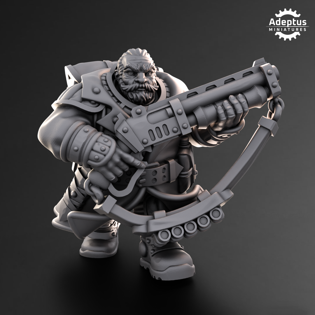Emberguard- Dwarves (5-Unit Kit or Single Model) by Adeptus Miniatures
