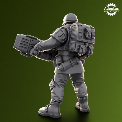Shellcord Troopers-Special Weapons Squad- Imperial Force (4-Unit Kit or Single Model) by Adeptus Miniatures