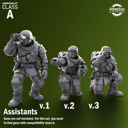 Shellcord Troopers -Heavy Weapons Squad (12-Unit Kit or Single Model) by Adeptus Miniatures